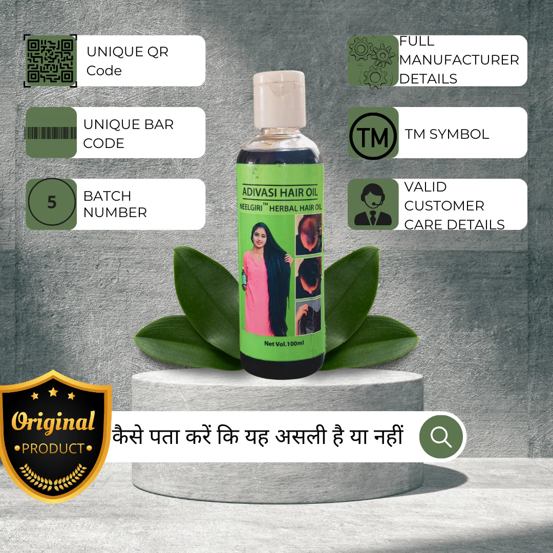 Original Adivasi Neelgiri™ Herbal Hair Oil 100ml